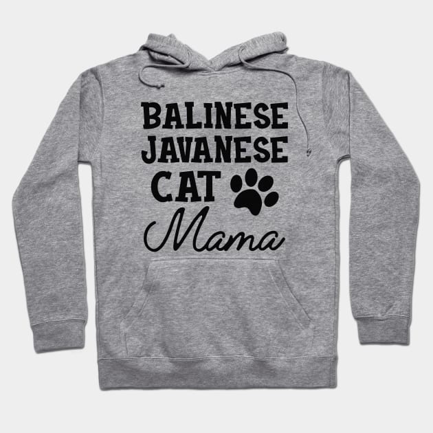 Balinese Javanese Cat Mama Hoodie by KC Happy Shop